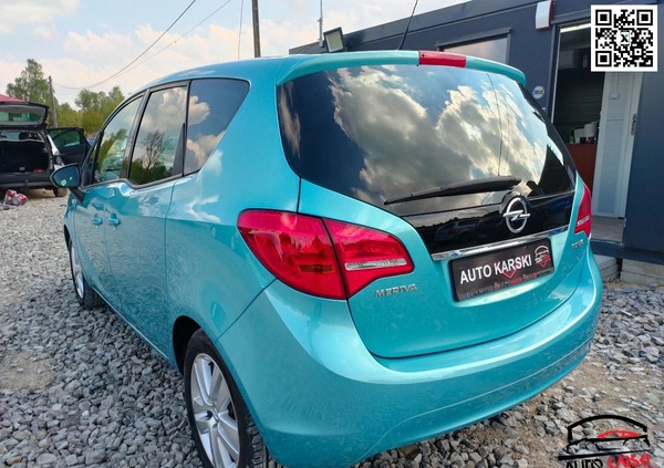 Opel Meriva cena 21500 przebieg: 202452, rok produkcji 2010 z Jeziorany małe 742